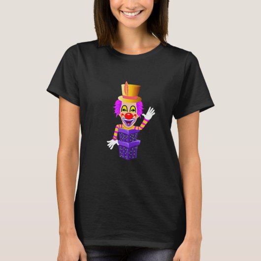 カーニバルの衣装ピエロの箱からmardi gras tシャツ (正面)