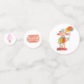 カーニバルの誕生会の紙吹雪 コンフェッティ (裏面)