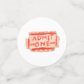 カーニバルの誕生会の紙吹雪 コンフェッティ (スモール正面)