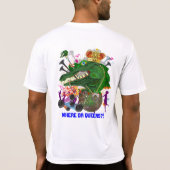 カーニバルの謝肉祭のイベントは見ますノートを喜びます Tシャツ (裏面)