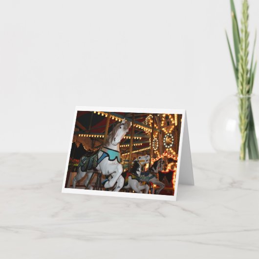 カーニバルの馬の空白のなカード カード (正面)