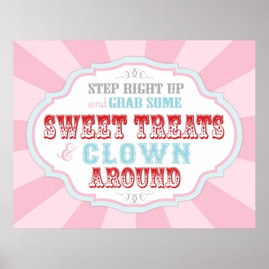 カーニバルまたはサーカス記号 ポスター (正面)