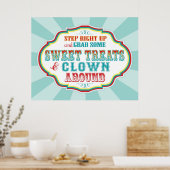 カーニバルまたはサーカス記号 ポスター (キッチン)