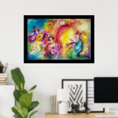 カーニバルを焼く/ベネチアンマスカレードダンス ポスター (ホームオフィス)