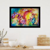 カーニバルを焼く/ベネチアンマスカレードダンス ポスター (キッチン)