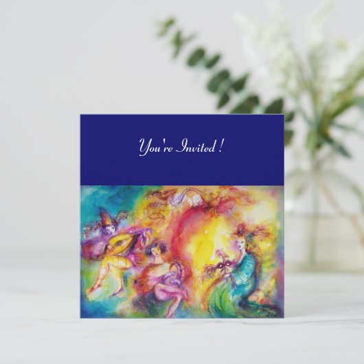 カーニバルを焼く,マルディグラスマスカレード 招待状 (スタンド正面)