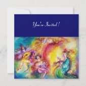 カーニバルを焼く，マルディグラスマスカレード 招待状 (正面)