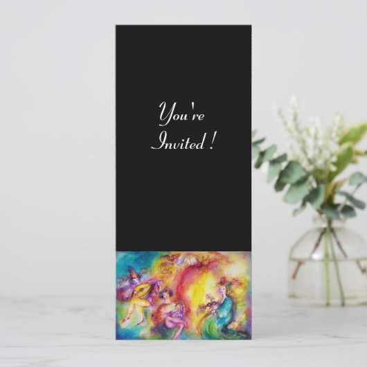 カーニバルを焼く，マルディグラスマスカレード 招待状 (スタンド正面)