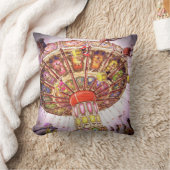 カーニバルアミューズメントパークスウィングライドピンク写真 クッション (ブランケット)