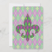 カーニバルアーガイルパーティの招待状 招待状 (裏面)