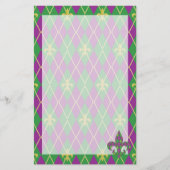 カーニバルアーガイル文具 便箋 (正面)