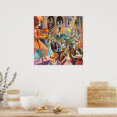 カーニバルインヴェネツィアお祝い絵画ズ ポスター (キッチン)