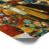 カーニバルインヴェネツィア油彩画ルネッサンススタイル ポスター (角)