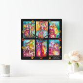 カーニバルオブヴェネツィアコレクションダンスミュージックシアター スクエア壁時計 (ホーム)