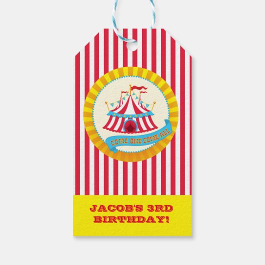 カーニバルカスタムギフトラベル ギフトタグ (裏面)