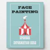 カーニバルカスタムテーブルシンボルや象徴 フォトプラーク (正面)