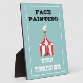 カーニバルカスタムテーブルシンボルや象徴 フォトプラーク (側面)