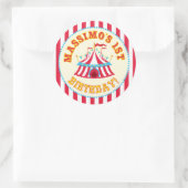 カーニバルカスタム名前をカスタムするマッシモのシール ラウンドシール (バッグ)