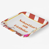 カーニバルカスタム誕生日パーティー ペーパープレート (傾斜あり)