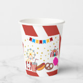 カーニバルカスタム誕生日パーティー 紙コップ (裏面)