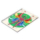 カーニバルカリブのトロピカルカーニバルノート ノートブック (左側)