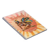 カーニバルクイーンカリブのスパイラルノート ノートブック (右側)