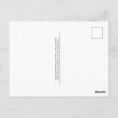 カーニバルグラスグラスとオレンジのカビ真菌ポスト ポストカード (裏面)