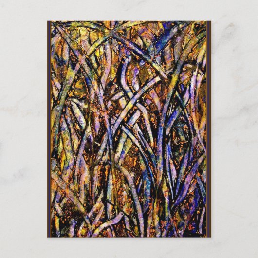 カーニバルグラスグラスとオレンジのカビ菌2005 ポストカード (正面)