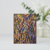 カーニバルグラスグラスとオレンジのカビ菌2005 ポストカード (スタンド正面)