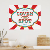 カーニバルゲームの看板がスポットを覆う ポスター (キッチン)