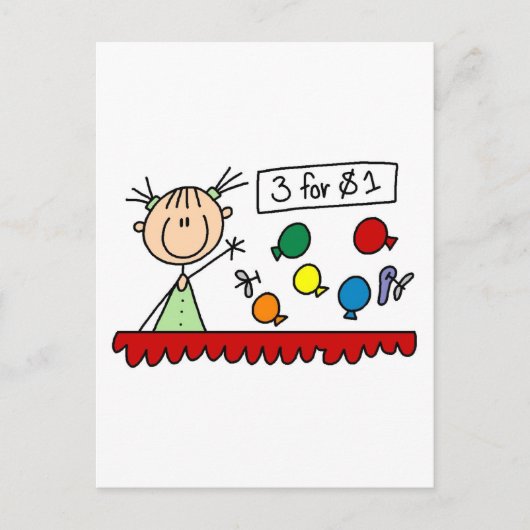 カーニバルゲームTシャツとギフト ポストカード (正面)