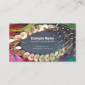 カーニバルコスチューム小売またはデザイナ 名刺 (正面)