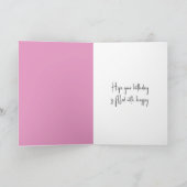 カーニバルコットンキャンディ付き少女 カード (内部)