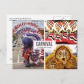 カーニバルコラージュ数々の（表示）はがき ポストカード (正面/裏面)