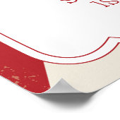 カーニバルサインサーカス動物誕生日ウェルカムサイン ポスター (角)