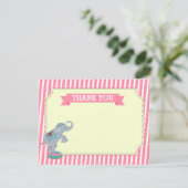 カーニバルサーカスサンキューノートカード 招待状 (スタンド正面)