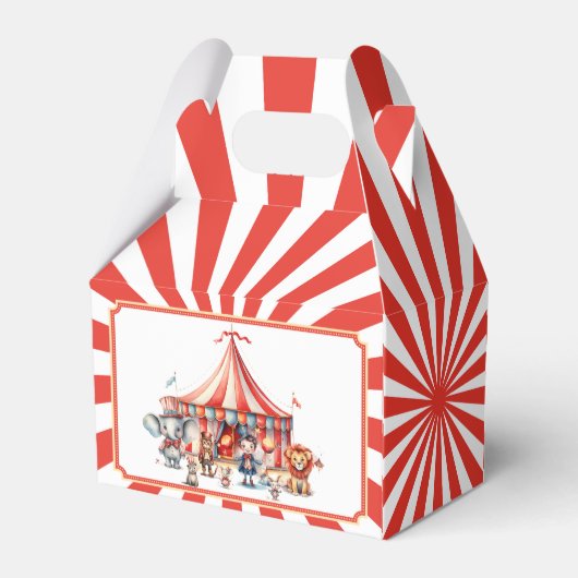 カーニバルサーカスショー&アニマルバースデーパーティー フェイバーボックス (裏面サイド)