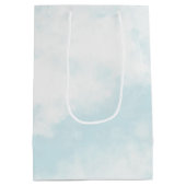 カーニバルサーカスビッグトップブルー誕生日 ミディアムペーパーバッグ (裏面)