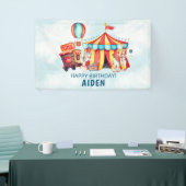 カーニバルサーカスビッグトップブルー1st誕生日 横断幕 (トレードショー)