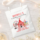 カーニバルサーカスフェスティバルショーありがとう誕生日 フェイバーバッグ (クリップ留めされた状態)