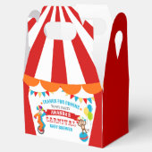 カーニバルサーカスフェスティバルベビーシャワー フェイバーボックス (オープン)