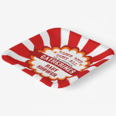 カーニバルサーカスフェスティバルベビーシャワー ペーパープレート (傾斜あり)