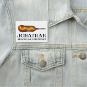 カーニバルサーカスフードベンダーコーンドッグホットコーンドッグ 名札 (インサイチュ)