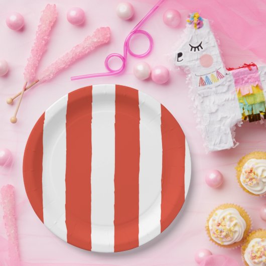 カーニバルサーカスベビー誕生日キッズハウスパーティー ペーパープレート (パーティー)