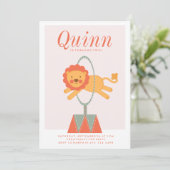 カーニバルサーカス子供の誕生日招待状招待状 招待状 (スタンド正面)