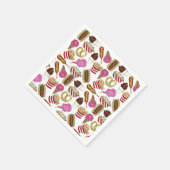 カーニバルサーカス州フェアフーズ誕生日パーティー スタンダードカクテルナプキン (角)