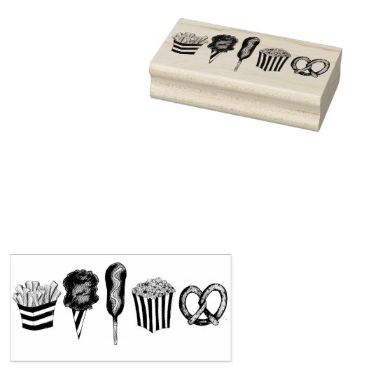 カーニバルサーカス州フェアフーズ誕生日パーティー ラバースタンプ (押印)