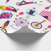 カーニバルサーカス遊園地サイドショー ラッピングペーパー (角)