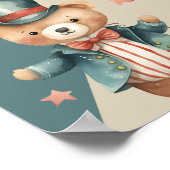 カーニバルサーカス&動物誕生日ウェルカムサイン ポスター (角)