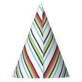 カーニバルストライプ誕生日 パーティーハット (裏面)